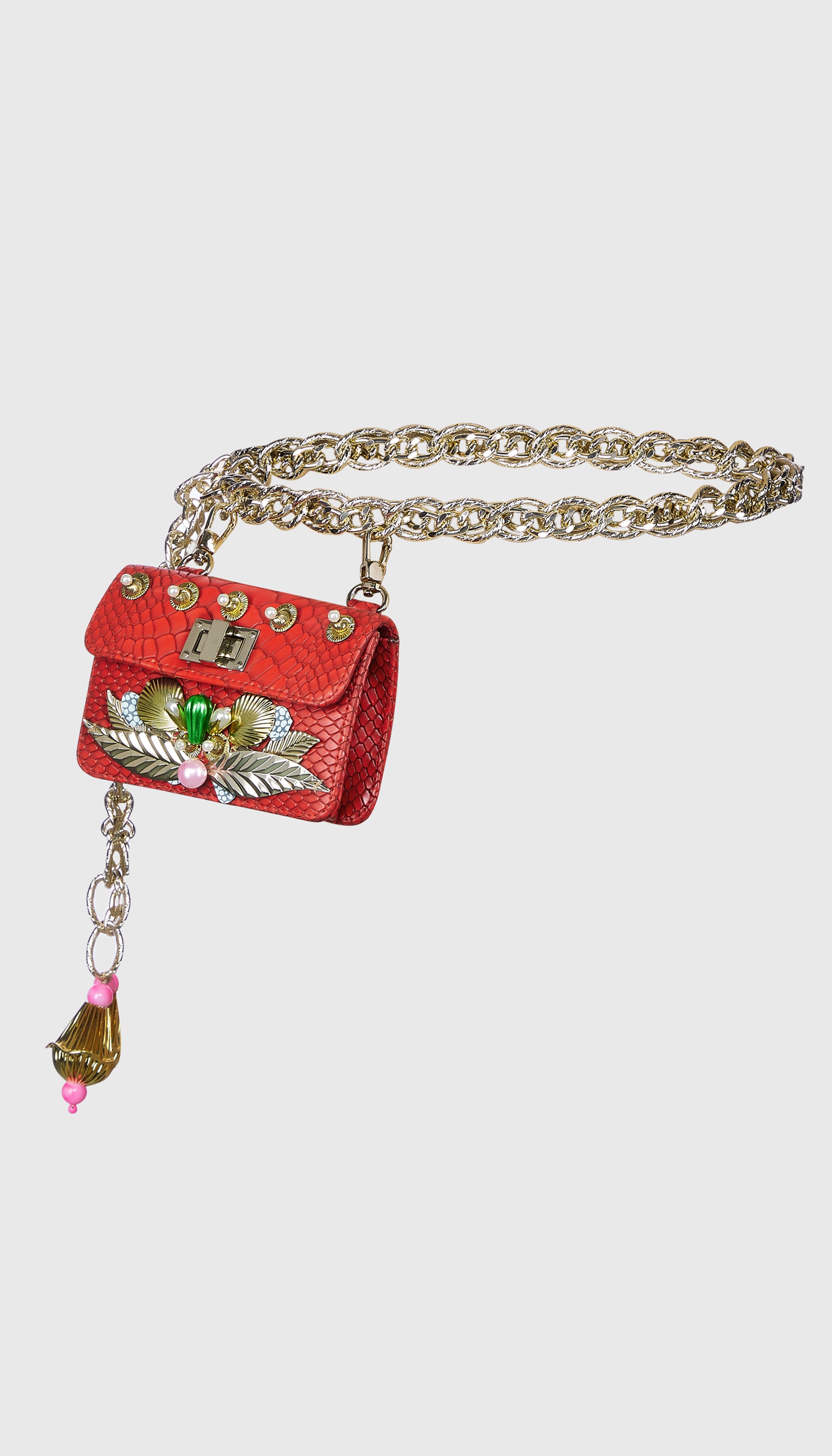 Gold Chain Link Belt Bag – Papa Don't Preach