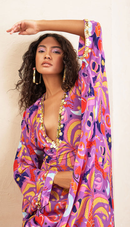 Layla - Lilac Kaftan