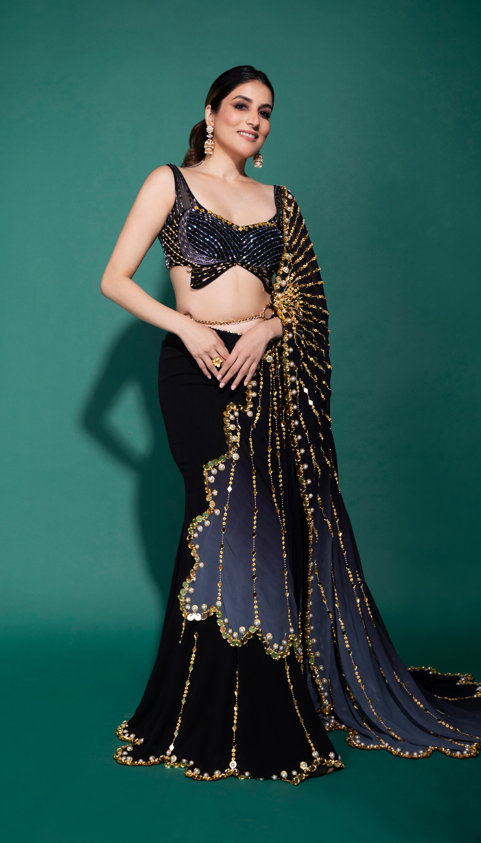 7 Pre Stitched Saree Designs to Try for Your Next Party | Saree designs,  Saree trends, Latest indian fashion trends