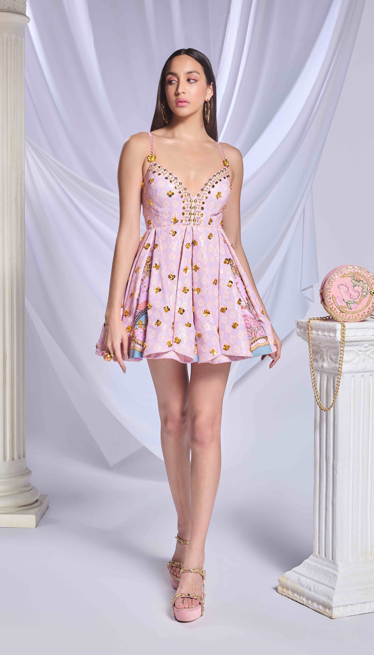 Preach Peach Baby Doll Dress