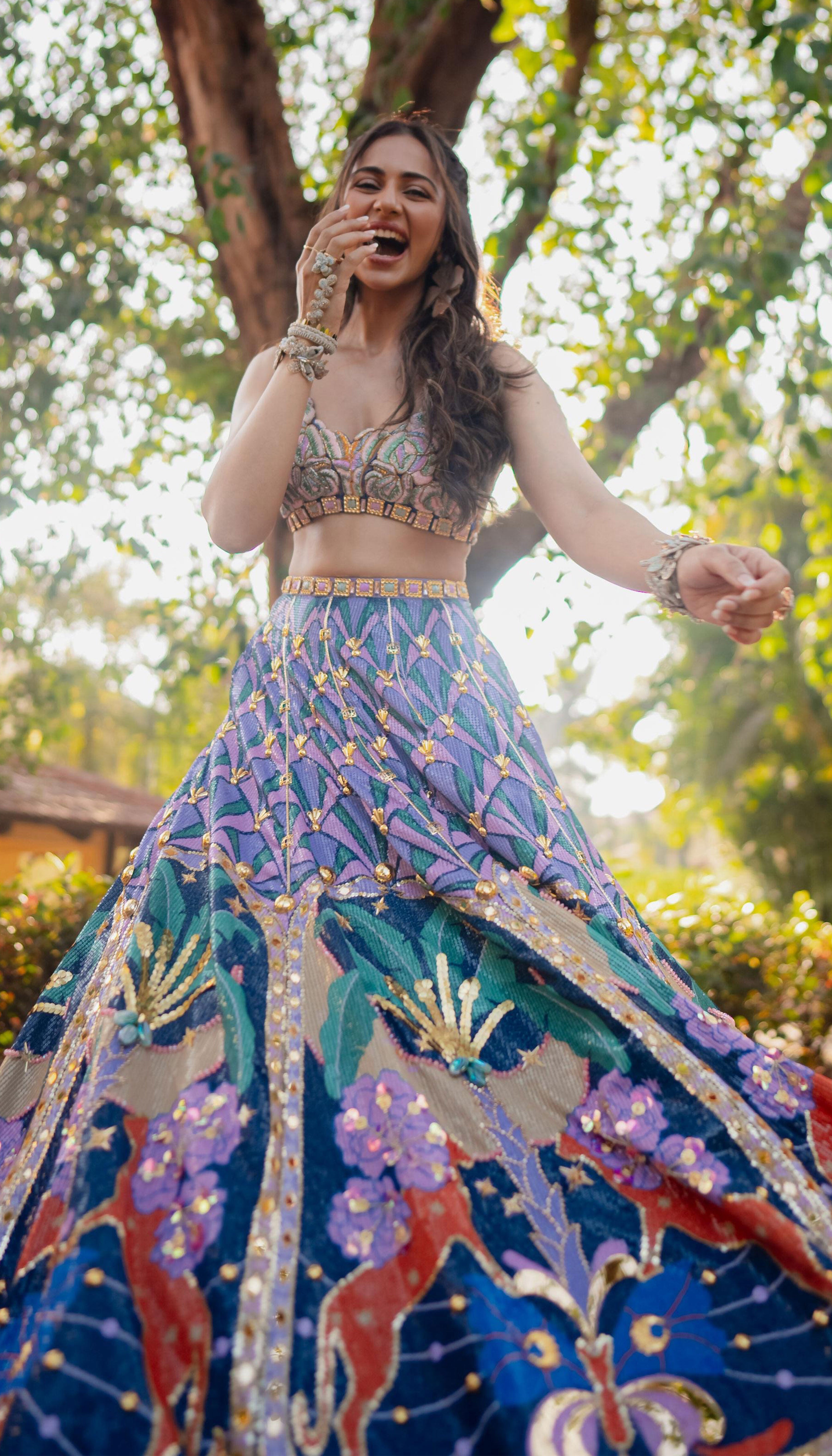 New Fancy Designs Frill Lehenga - Collection 1