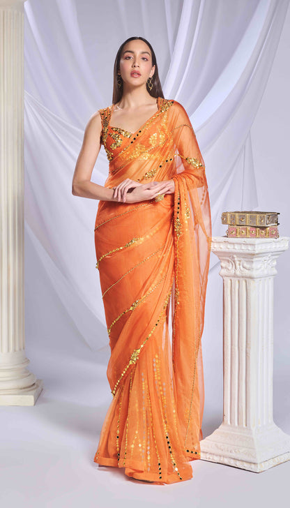 Sundown Soiree saree set