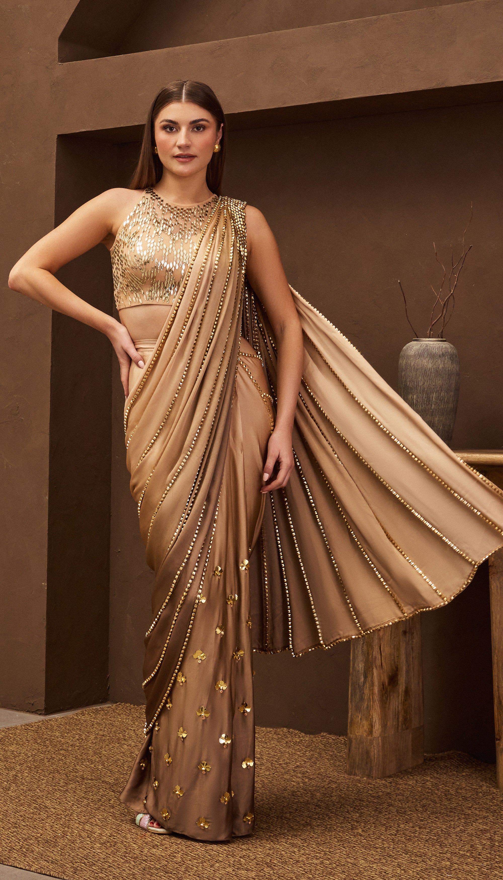 15 Stylish Western Sarees To Slay All Your Fancy Occasions