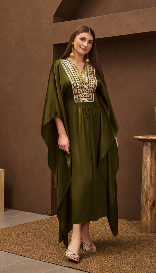 OLIVE OASIS KURTA SET