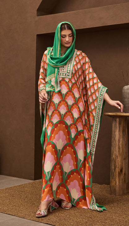 Saffron Safari Kaftan