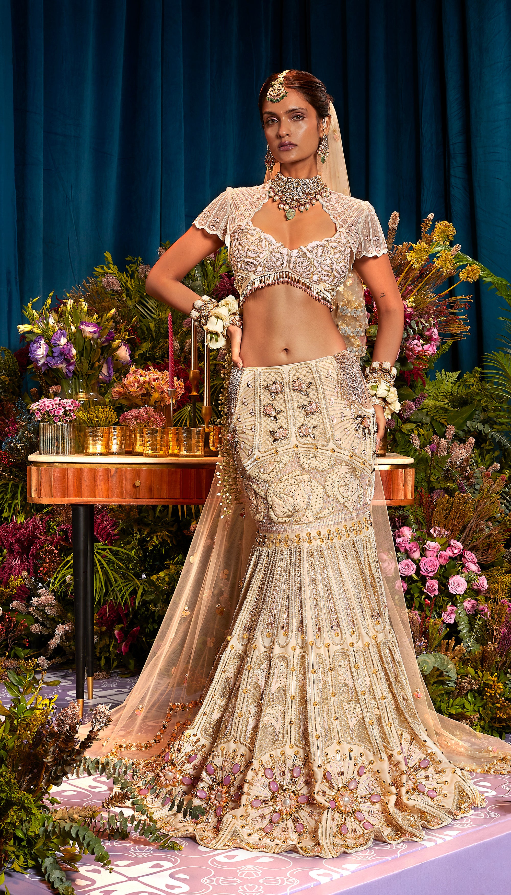 Buy MAHASIDDH FASHION Indian trendy Net Bridal Wedding Reception Lehenga  Chaniya Choli Dupatta 6228 at Amazon.in
