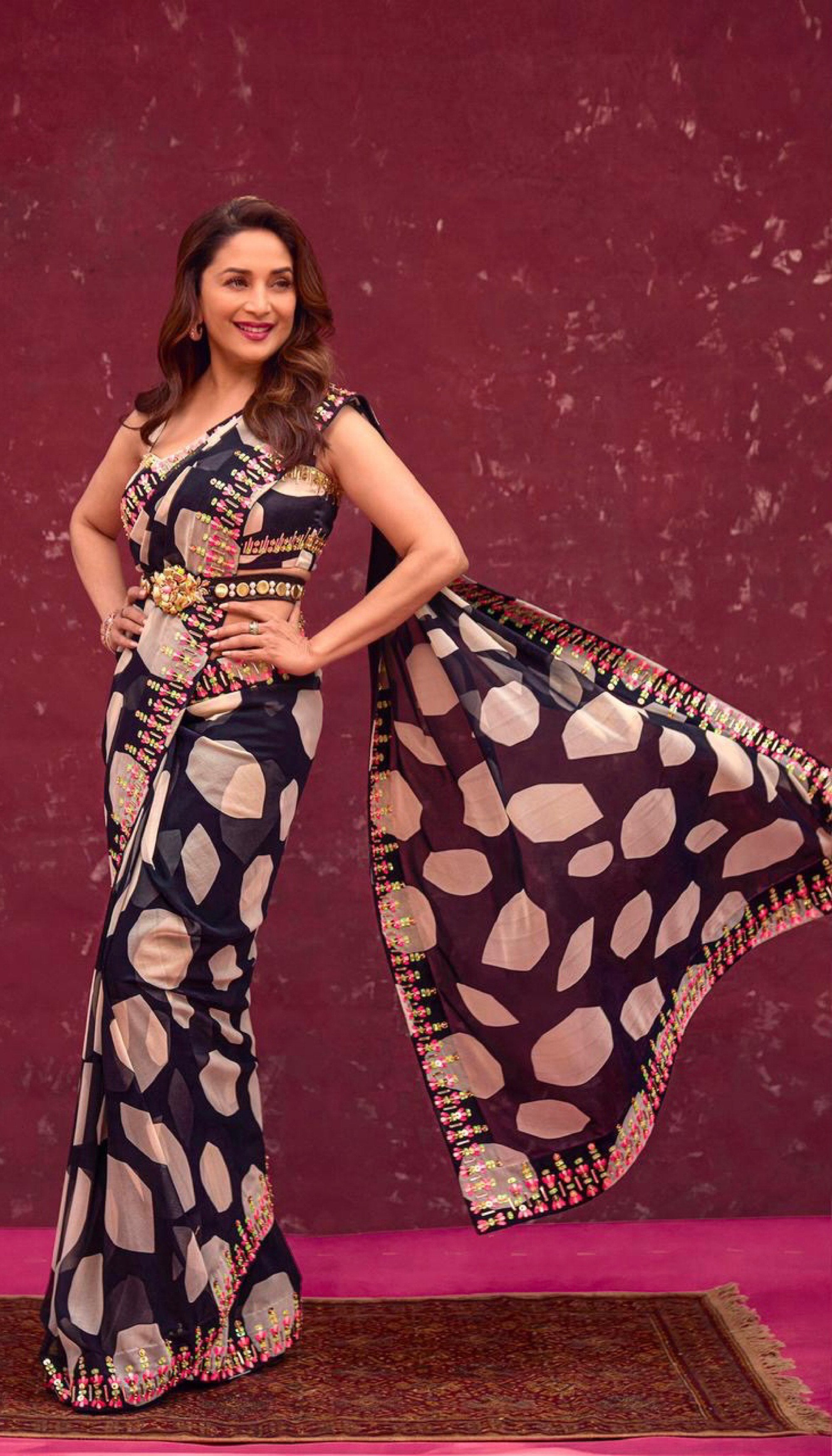 5 timeless saris from Madhuri Dixit Nene's collection that will last you a  lifetime - See Photos | VOGUE India