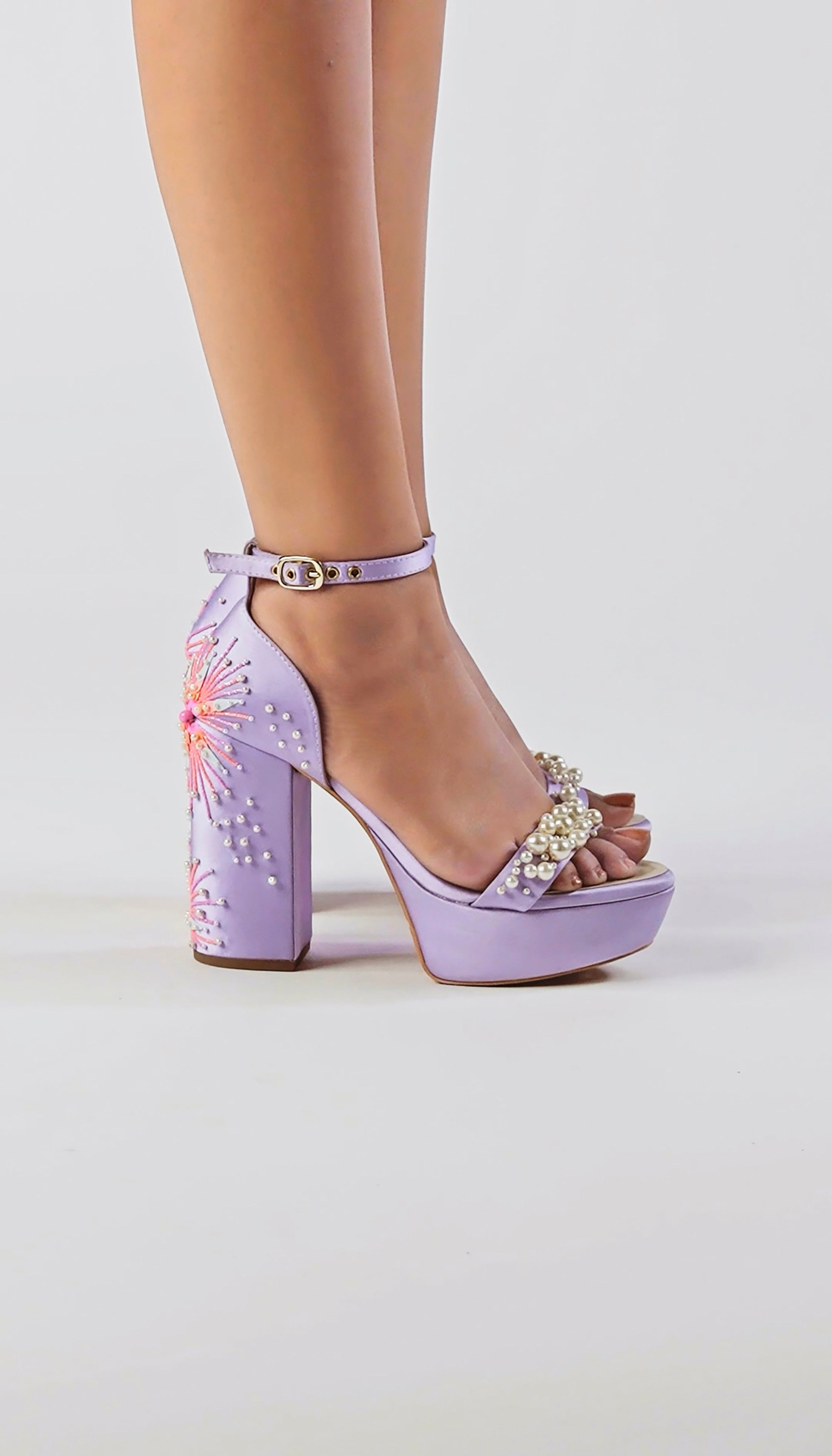 Amazon.com | Aachcol Women Pumps Peep Open Toe Ankle Strap Slingback Kitten  Low Heel Dress Shoes Sandals Satin Office Wedding Shopping Purple 1.5 Inch  10.5 US | Heeled Sandals
