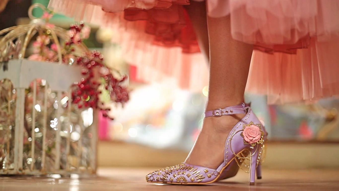 Lilac store stiletto heels