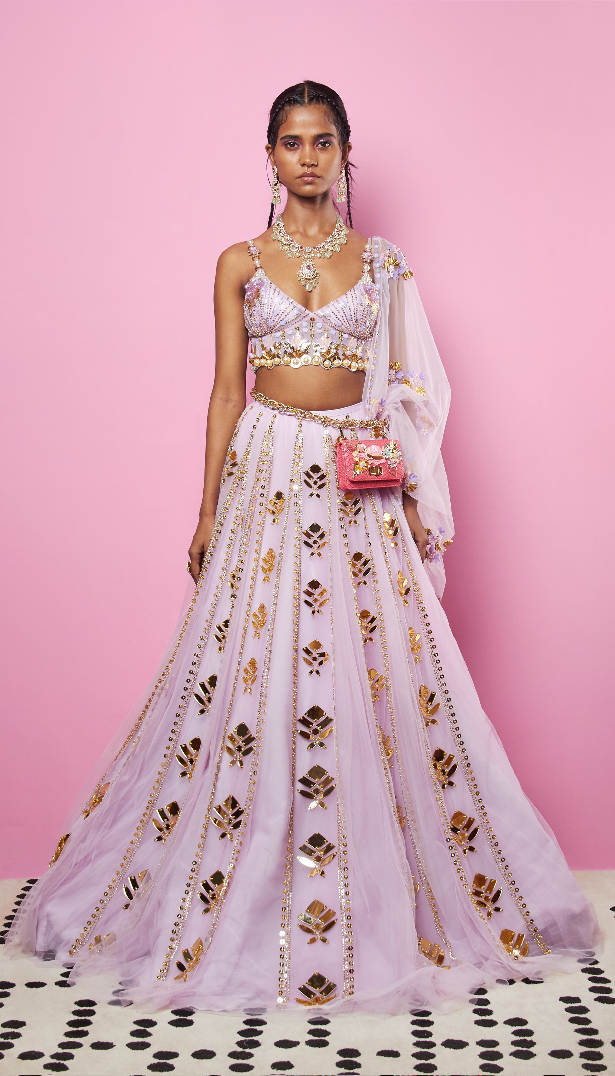 Shop Olive Lehenga Skirt by Urvashi Kaur | Shop Cult Modern